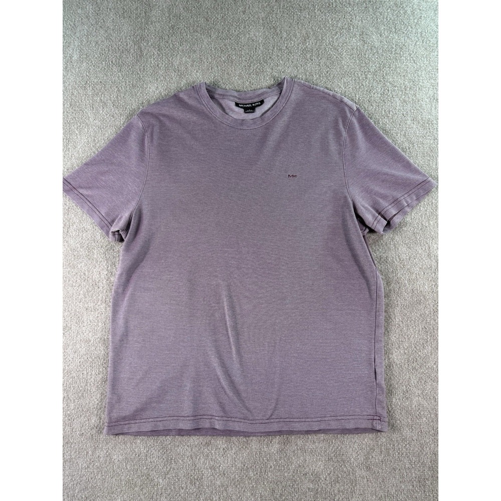 Michael Kors Mens Heathered Cotton Crewneck T Shirt Size L